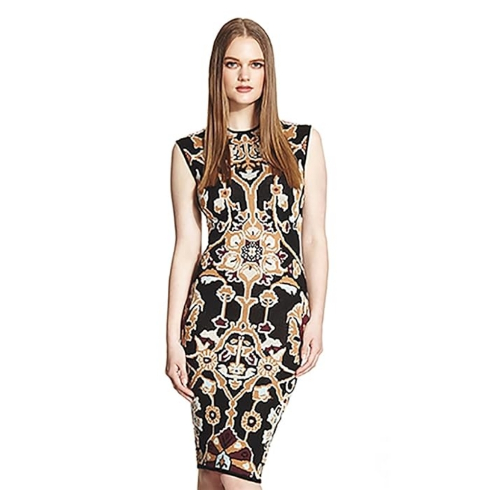 Ronny Kobo Tapestry Jacquard Asrai Dress Multi